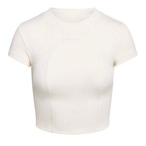 Monday Body Joshua Tree Top S White Thick Rib